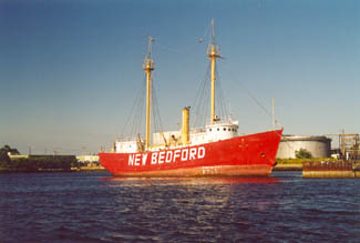 LV 114 capsized in New Bedford Photograph courtesy William