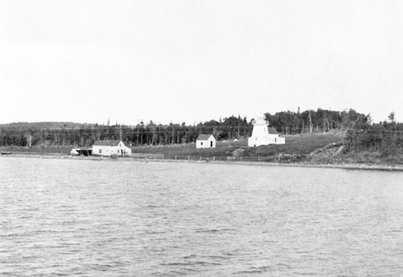 Cape George Harbour Lighthouse, Nova Scotia Canada at