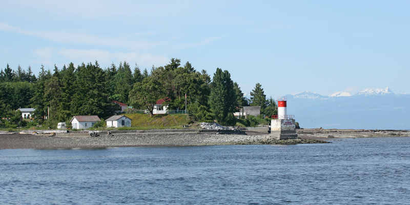 Gallows Point Lighthouse, British Columbia Canada at Lighthousefriends.com