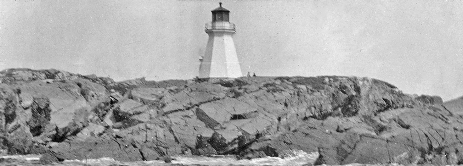 Little Lorraine (Lorembec) Lighthouse, Nova Scotia Canada at
