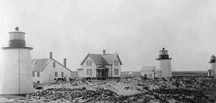 Three Sisters Lighthouse, Massachusetts at Lighthousefriends.com