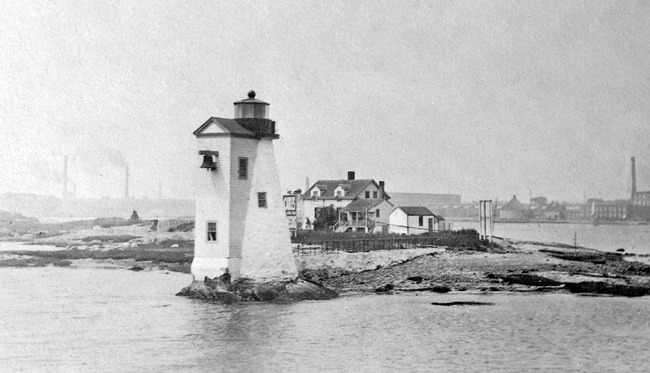 Palmer Island Lighthouse, Massachusetts at Lighthousefriends.com