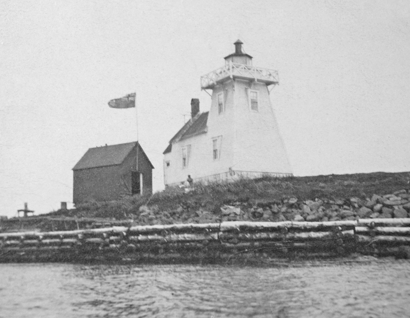 PetitdeGrat Lighthouse, Nova Scotia Canada at