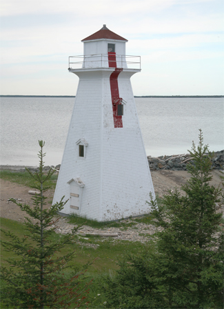 Pointe à Brideau Range Rear Lighthouse, New Brunswick Canada at