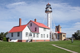 Whitefish Point Light Station Lake Superior Michigan Lighthouse Notecards 