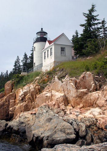 Maine Modern Postcard ME Light Bass Harbor Lighthouse Acadia National Park 