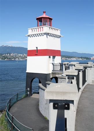 Brockton Point Lighthouse, British Columbia Canada at Lighthousefriends.com