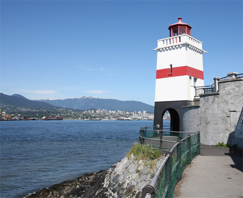 Brockton Point Lighthouse, British Columbia Canada at Lighthousefriends.com
