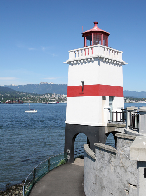 Brockton Point Lighthouse, British Columbia Canada at Lighthousefriends.com