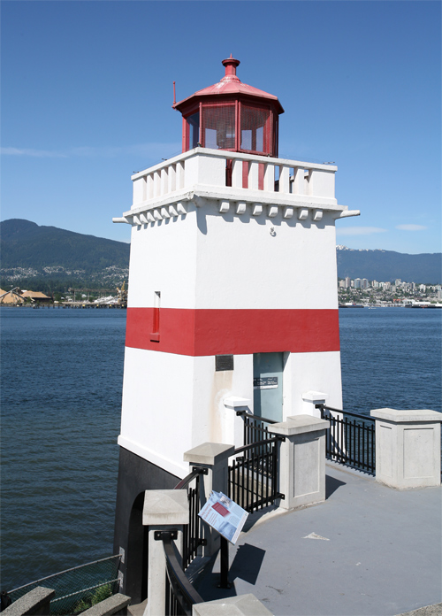 Brockton Point Lighthouse, British Columbia Canada at Lighthousefriends.com