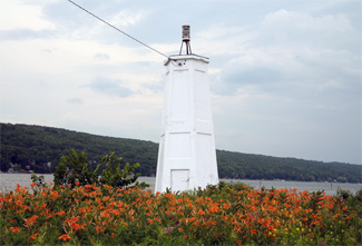 Cayuga Inlet Lighthouse, New York at Lighthousefriends.com