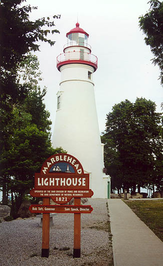 Marblehead Lighthouse, Ohio at Lighthousefriends.com