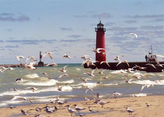 Kenosha Pierhead Lighthouse Wisconsin